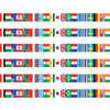 International Flags Spotlight Border™, 36 Per Pack, 6 Packs