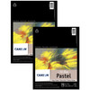 Artist Series Mi-Teintes Pastel Pad, Gray Tones, Foldover Binding, 24 Sheet, 9x12 inch, Pack of 2