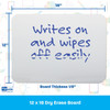 Dry Erase Board, 12" x 18", Pack of 3 Dry Erase Board, 12" x 18", Pack of 3