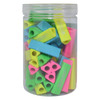 Erasers Fun Pack, Assorted Colors, 40 Per Pack, 2 Packs Erasers Fun Pack, Assorted Colors, 40 Per Pack, 2 Packs