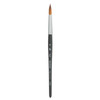 Aqua Elite Round Brush, Synthetic Bristles, Short Handle Watercolor Paintbrush, Matte Black, Size 10, 1 Count