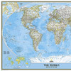 World Classic Map, Enlarged and Laminated, 69.25" x 48" World Classic Map, Enlarged and Laminated, 69.25" x 48"