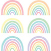 Pastel Pop Rainbows Accents, 30 Per Pack, 3 Packs Pastel Pop Rainbows Accents, 30 Per Pack, 3 Packs