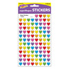 Heart Smiles superShapes Stickers, 800 Per Pack, 6 Packs Heart Smiles superShapes Stickers, 800 Per Pack, 6 Packs