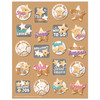 Star Cookies Sugar Cookie Scented Stickers, 80 Per Pack, 6 Packs