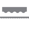 Gray Scalloped Border Trim, 35 Feet Per Pack, 6 Packs