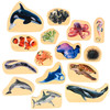 Wooden Sea Life Blocks - Set of 15