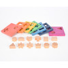 Rainbow Wooden Shape Stacker Rainbow Wooden Shape Stacker