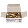Brass-Plated Paper Fasteners, 1", 100 Per Box, 10 Boxes Brass-Plated Paper Fasteners, 1", 100 Per Box, 10 Boxes