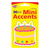 Birthday Cake Mini Accents, 36 Per Pack, 6 Packs Birthday Cake Mini Accents, 36 Per Pack, 6 Packs
