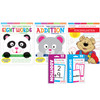 More Kindergarten Skills Workbook & Flashcard Bundle
