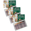 Cray-Pas Expressionist Oil Pastels, Skin Tone Assorted Colors, 12 Per Set, 3 Sets