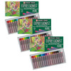 Cray-Pas Expressionist Oil Pastels, Assorted Colors, 16 Per Set, 3 Sets