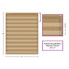 10-Pocket Pocket Chart, Burlap Design, 34" x 44" 10-Pocket Pocket Chart, Burlap Design, 34" x 44"