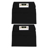 Seat Sack, Medium, 15 inch, Chair Pocket, Black, Pack of 2