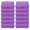 Pencil Box, Purple Sparkle, Pack of 12