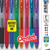 EnerGel-X Retractable Liquid Gel Pen, (0.5mm) Needle Tip, Fine Line, Assorted Ink, 8-Pack