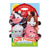 Farm Friends Hand Puppets, Set of 4