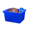 4 Gallon Classroom Storage Bin, Blue, Pack of 3 4 Gallon Classroom Storage Bin, Blue, Pack of 3