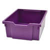 Deep F2 Tray, Plum Purple, 12.3" x 16.8" x 5.9", Heavy Duty School, Industrial & Utility Bins, Pack of 6