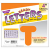 Orange 4" Casual Uppercase Ready Letters®, 6 Packs Orange 4" Casual Uppercase Ready Letters®, 6 Packs