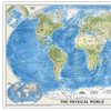 World Physical Map, Enlarged and Laminated, 69.25" x 46.25" World Physical Map, Enlarged and Laminated, 69.25" x 46.25"