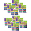 Jumbo Craft Sticks, Bright Hues Assorted, 6" x .75", 100 Per Pack, 12 Packs
