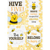 Buzzing Bees Positive Sayings Small Poster Pack, 11" x 15-3/4", Pack of 12