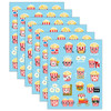 Popcorn Smelly Stickers, 120 Per Pack, 6 Packs