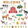 The Farm Bulletin Board Set, 53 Pieces