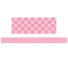 Cool for School Pink Checkers Straight Border Trim, 35 Feet Per Pack, 6 Packs Cool for School Pink Checkers Straight Border Trim, 35 Feet Per Pack, 6 Packs