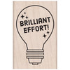 Brilliant Effort Wood Stamp, Pack of 3 Brilliant Effort Wood Stamp, Pack of 3