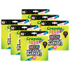 Washable Neon Broad Line Markers, 10 Per Pack, 6 Packs