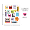Cool for School Stickers, 90 Per Pack, 12 Packs