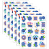 Blueberry Smelly Stickers, 120 Per Pack, 6 Packs