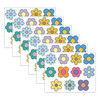 Happily Ever Elementary Retro Remix Flowers Cutouts, 36 Per Pack, 6 Packs