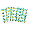 Buzzing Bees Stickers, 120 Per Pack, 12 Packs