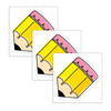 Core Décor Doodle Pencil 3" Designer Cut-Outs, 36 Per Pack, 3 Packs