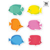 Sea Friends School of Fish 3" Designer Cut-Outs, 36 Per Pack, 3 Packs Sea Friends School of Fish 3" Designer Cut-Outs, 36 Per Pack, 3 Packs