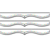Color Dotted Swirl EZ Border, Bulletin Board Border, 48 Feet Per Pack, 3 Packs