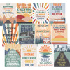 Moving Mountains Road Trip Positive Sayings Small Poster Pack, 11" x 15-3/4", Pack of 12