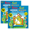 Pete The Cat Modern Mosaics Stick to the Numbers Activity Book, Pack of 2