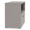 Urban Series Cabinet Credenza Pedestal with Lateral File, 35.25w x 15.25d x 23.75h, Ash