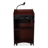 Aristocrat Sound Lectern, 25 x 20 x 46, Mahogany