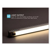 LED Dimmable Under Counter Lighting With Motion Sensor and Magnetic Option Five-Bar Kit, 0.78w x 0.39h