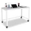 RTA Mobile Desk, 47.45 x 23.88 x 29.6, White