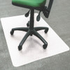 Cleartex Polypropylene Foldable Chair Mat for Carpets, 35" w x 46" l, Translucent