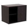 Alera Open Office Desk Series Low Storage Cabinet Credenza, Woodgrain Laminate, 29.5w x 19.13d x 22.78h, Espresso