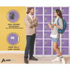 Steel Storage Locker, 6 Compartment, 12 x 12 x 72, Purple