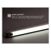 LED Dimmable Under Counter Office Lighting with Motion Sensor and Magnetic Option One-Bar Kit, 0.78w x 0.39h